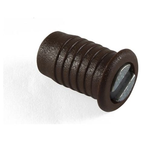 Chiusure magnetiche ad incasso - Ø 12 mm. - marrone - 4 pz.