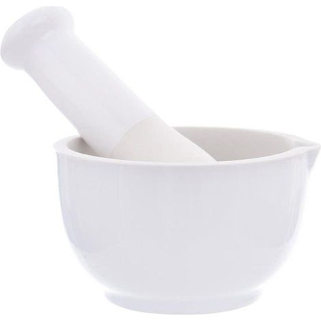 Mortero de especias de gres blanco (1/4)