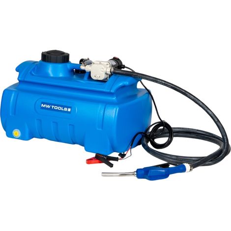 Mw Tools – Cuve réservoir AdBlue 100L avec pompe 12V auto-amorçante – HDPE résistant aux chocs – Pistolet automatique – TAD10012 - PE 100 L (1/5)