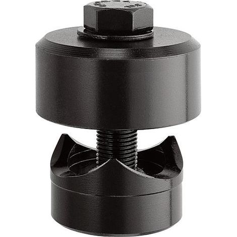 Trou de vis avec 3 points chanfrein d'entree Diametre : 38 mm