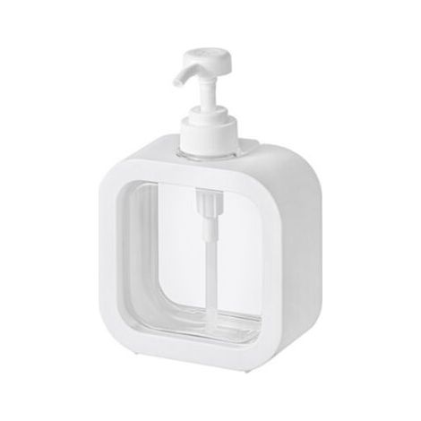 QORVA-Distributeur de savon, distributeur de savon de cuisine rechargeable et distributeur de savon de salle de bain, distributeur de liquide vaisselle, 300 ml, lot de 2 (1/5)