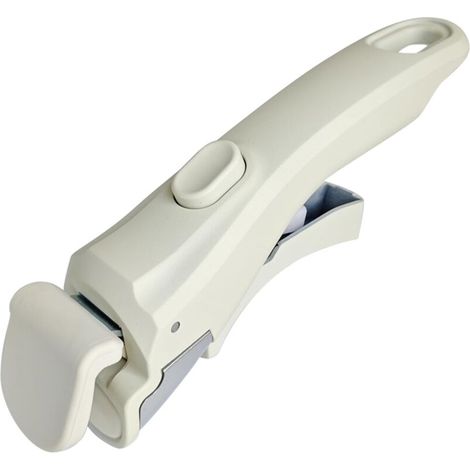 Poignée amovible blanc crème, poignée amovible pour batterie de cuisine, poignée de casserole universelle, pince de remplacement, Durable et résistante à la chaleur (1/5)