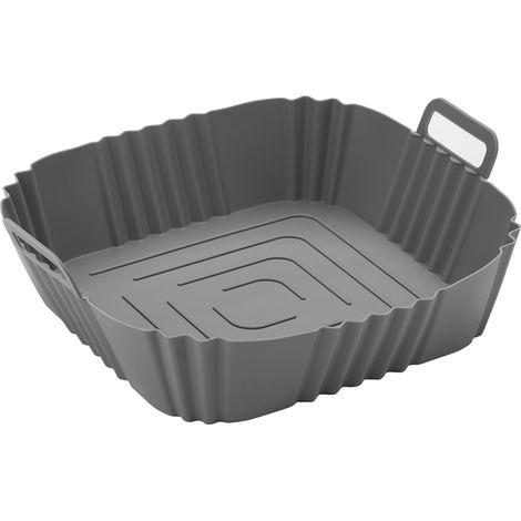 Silikoneinsatz für Heißluftfritteuse, quadratisch, 17,5 cm Backform (1/5)
