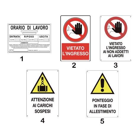 CARTELLI VIETATO ACC.NON ADD.LAVORI-4008