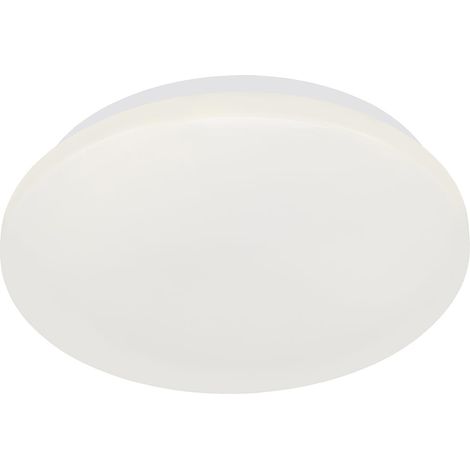 Plafonnier LED, lampe de salle de bain, IP44, 10 Watt, 900 Lumen, 4.000 Kelvin, blanc, Ø 22cm