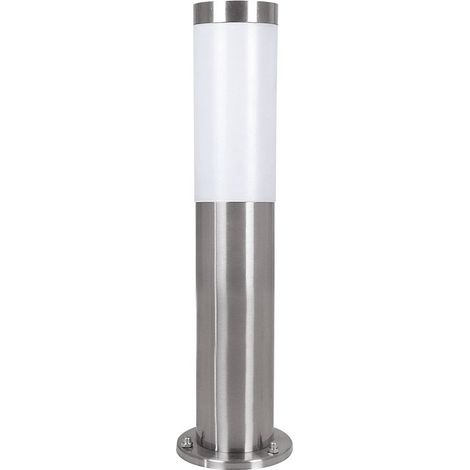 Borne d'extérieur inox 60cm – Éclairage LED 3000K – Indice de protection IP65 – Acier inoxydable durable – Pour espaces extérieurs – Eglo