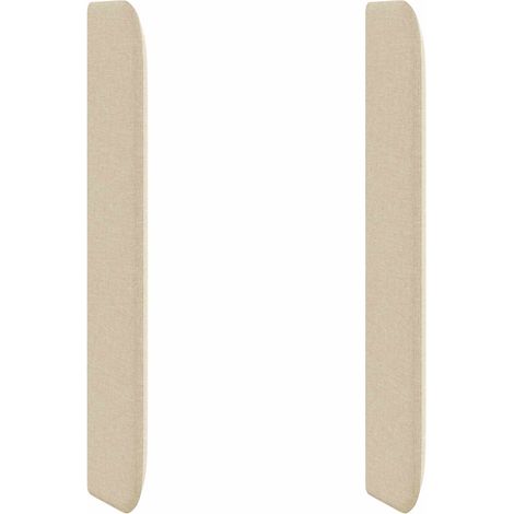Maison Exclusive - Kopfteil Ohr Creme 80 x 16 x 4 cm Stoff