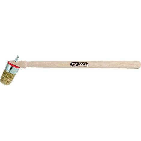 Ks Tools – Pinceau courbé à 45° pour graisse à pneu – Tête de 45mm – Application précise dans espaces restreints – Poids léger 250g