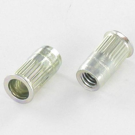 Ecrou aveugle Acier zingué M4 6X12 Tête Réduite