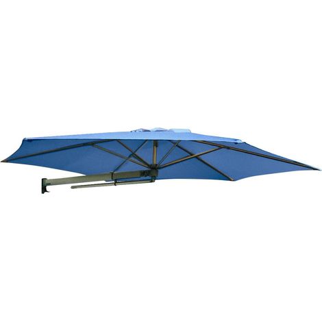 Ombrellone da Giardino a Parete Ø2,70m Maffei Parrot P3 Azzurro (1/5)