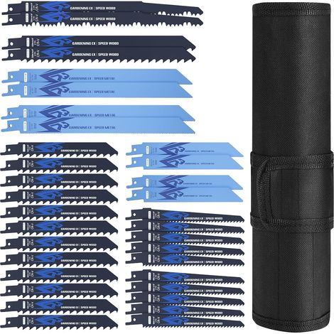Set de Lames de Scie Sabre, Lames de Scie Alternative pour Bois et Métal, Accessoires de Scie Sabre (1/5)