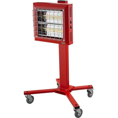 Splus - Radiant électrique Quartz 1500/3000 W Mono 230V sur roues - REH 3000 M (1/2)