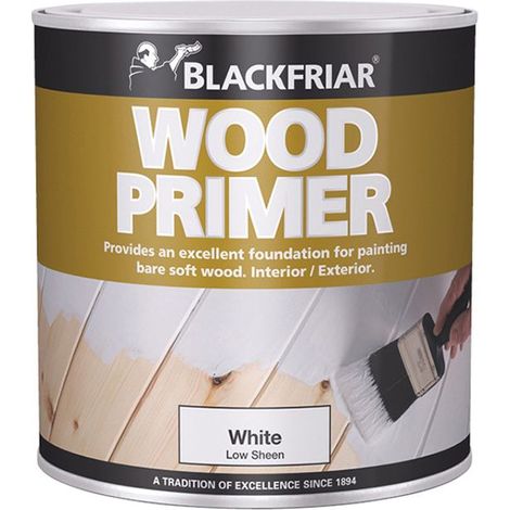 Blackfriar BF0370001F1 Wood Primer White 250ml BKFWPW250