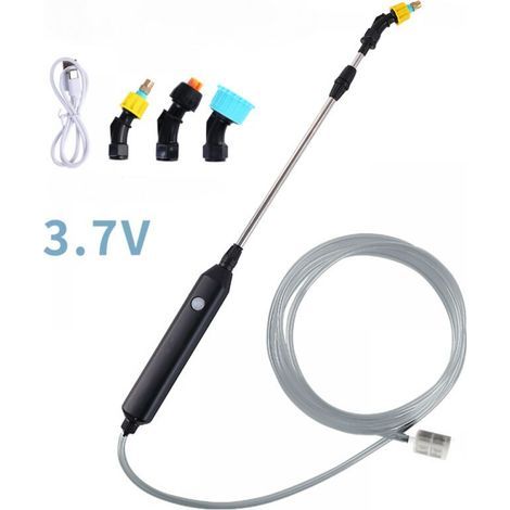 Electric plant sprayer, watering wand, portable rechargeable battery-powered garden sprayer with 3 nozzles and a 3m hose, multi-functional sprayer for plants (1/5)