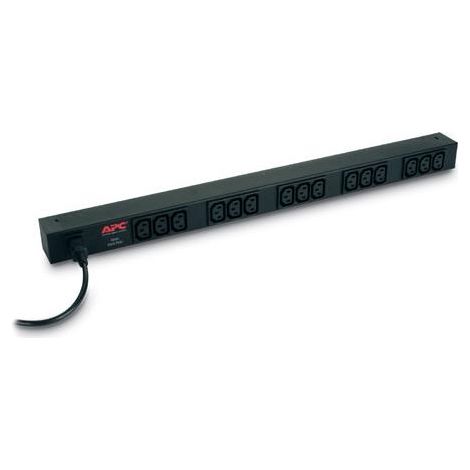 APC RACK PDU BASIC ZERO U 10A 230V unidad de distribución de energía (PDU) 15 salidas AC 0U Negro
