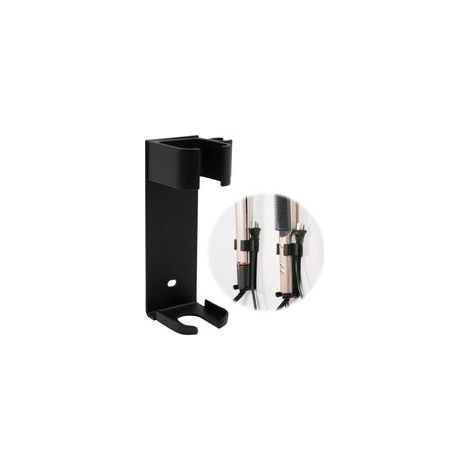 BRAVIX Mural Lisseur Support Porte Organisateur - Stockage en Aluminium avec Range Câbles et Autocollant