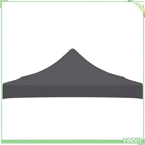 Toit de tente de réception - FAFEICY - 44985 - 3 x 3 m (291x291 cm) - Oxford 600D PVC - Anthracite (1/3)