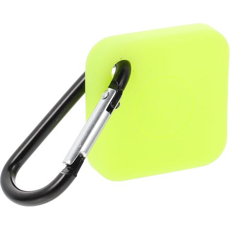 Étui de Protection en Silicone Vert Fluorescent pour Traceur Intelligent Mate Pro, Housse Résistante à L’Usure, Accessoire de Localisation Compatible pour Clés, Paquet et Valises, (1/5)
