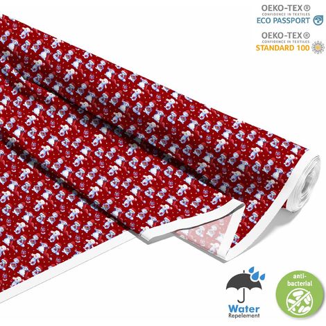 TESSUTI DECORATIVI PER ESTERNI OXFORD - Motivo Pupazzi di neve con regali 2 I DX559 (1/5)