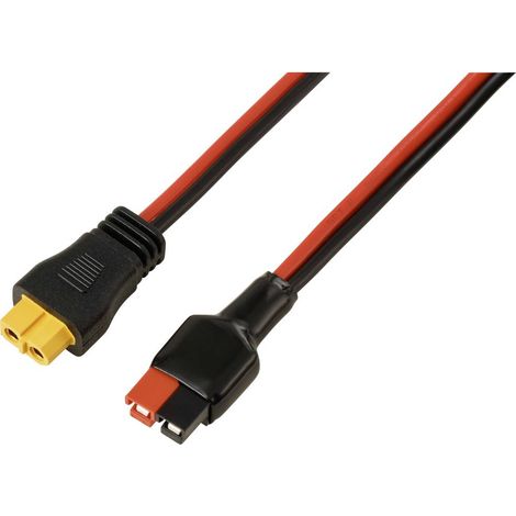 30 A connexion de la batterie au câble XT60 0,5 M. TC-13619312 noir, rouge TRU COMPONENTS Contenu: 1 pc(s)