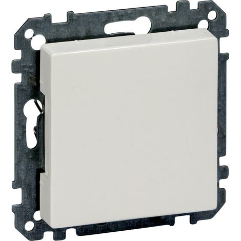 Merten M-Plan - obturateur - mécanisme+enjoliveur - blanc polaire brillant (MTN391619) (1/3)
