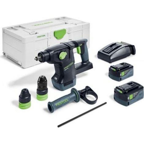 Martillo combinado Festool Batería de 18 V y 5 Ah KHC 18 5.0 EBI Plus