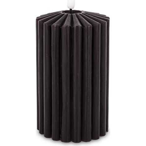 LED-Kerze mit Timer, Schwarz, 15 x 7,5 x 7,5 cm (1/5)