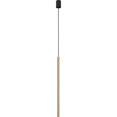 Suspension laiton véritable Ø2,5cm rond G9 étroit (1/4)