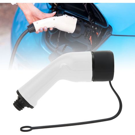 Pistolet de charge standard européen (Type-2) pour véhicules à énergies nouvelles, 32A 250V AC, blanc. (1/5)