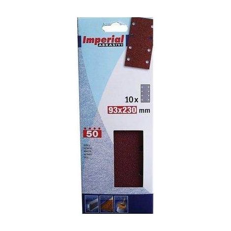 FEUILLE ABRASIVE 93X230 MM Grain 120 - 10 pièces