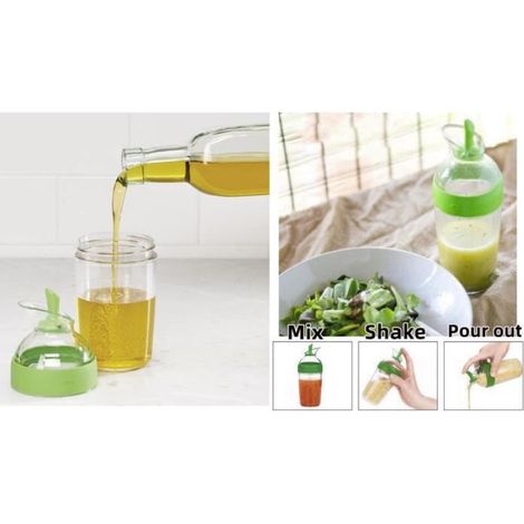 Shaker à Vinaigrette - MARQUE Inconnue - 240ML - Anti-Fuite - Matériau de Haute Qualité - Multi-Usages (1/4)