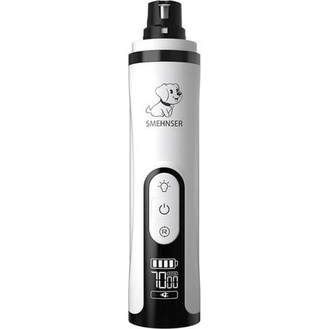 Hunde-Krallenschleifer mit 2 LED-Leuchten – Superleiser Haustier-Krallenschleifer, leistungsstarker Krallenschneider (1/4)