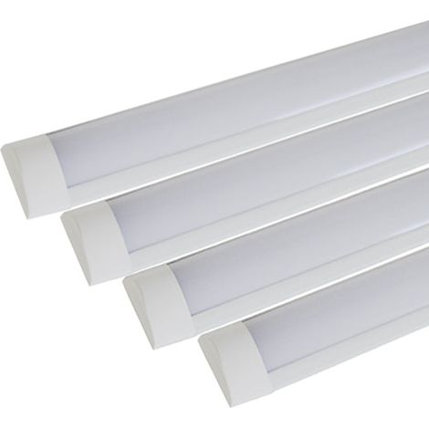 Reglette LED 60cm 24W - Pack de 4 / Blanc Neutre  - SILUMEN