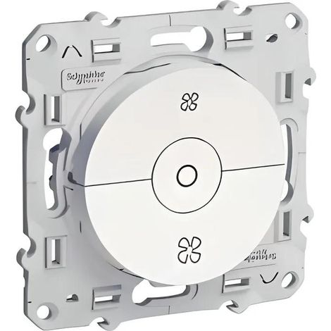 SCHNEIDER ELECTRIC - ODACE, WEISSER VMC-SCHALTER, MIT AUS-POSITION, SCHRAUBE - S520243