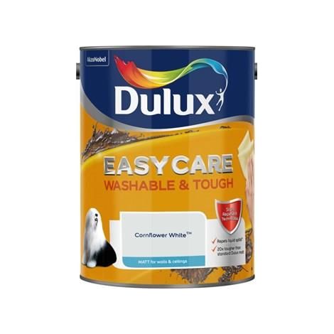 DULUX EASYCARE W&T MATT CORNFLOWER WHITE 2.5L