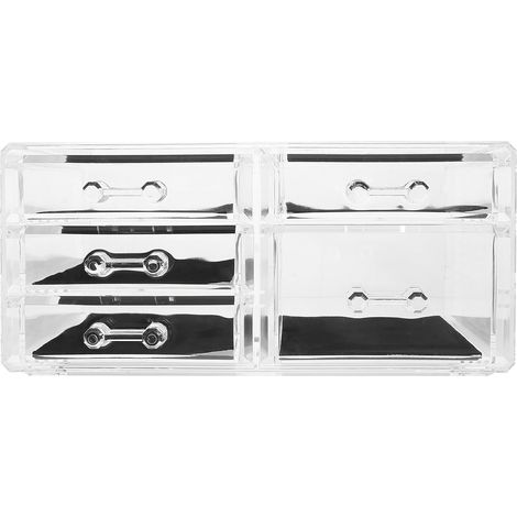 Tiroir de rangement pour maquillage, boîte de rangement cosmétique pour bureau et commode