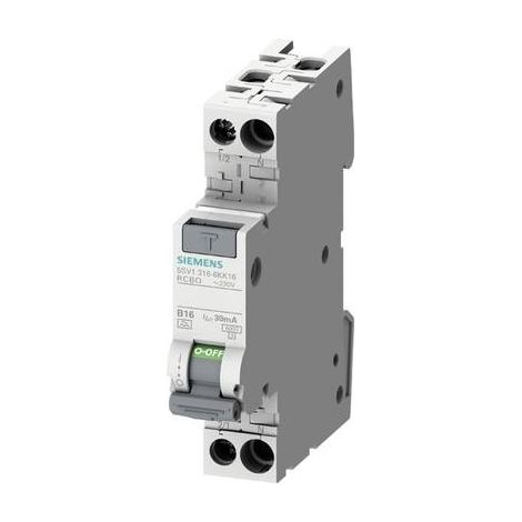 SIEMENS FI/LS KOMPAKT 6KA TYP A 30MA C16 5SV13167KK16 (1/6)