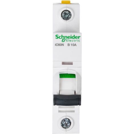 Disyuntor 1P B 10A 6kA CA iC60NB10 A9F03110
