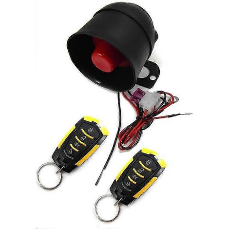 Sistema de seguridad con alarma y bocina de coche con 2 mandos a distancia y 7 niveles de sensibilidad. (1/5)
