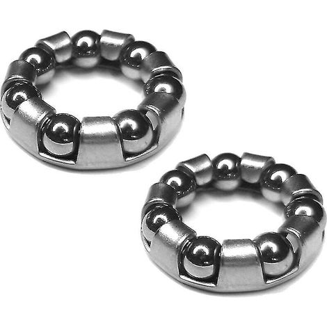 2 cages à billes pour moyeu arrière, 7 billes de 6,35 mm (1/4)
