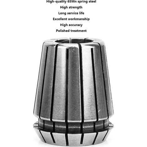 Porte-collet ressort ER32 en acier 65Mn précision 0.008 mm pour CNC fraisage 6 mm (1/5)