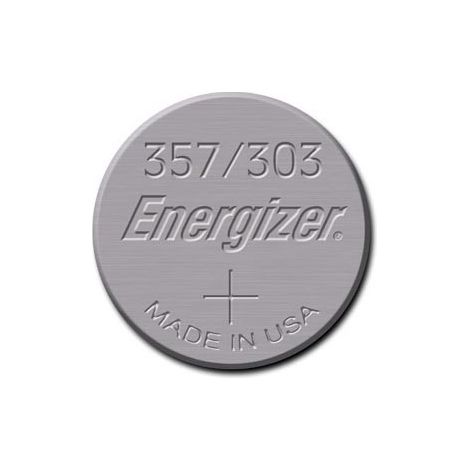 Silberoxid-Knopfzelle SR44, 357/303 Energizer, 1,55V