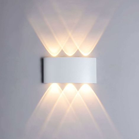 Applique murale LED 6W, blanc chaud 3000K, étanche IP65, éclairage décoratif pour chambre, couloir, salon, escalier, hôtel, bar (1/5)