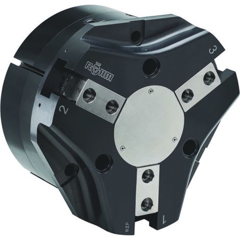 Röhm RZP-240/3-1 GI, Zentrischgreifer, großer Backenhub, Greifkraftsicherung Innenspannung - 170090 (1/5)