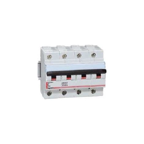Legrand 007142 Disjoncteur magnéto-therm DX-L 25000 - Lexic - 10A 4P 400V courbe C