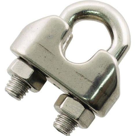 3 sujetacables Duplex SUKI 5060380 - En inox A4 - 6mm