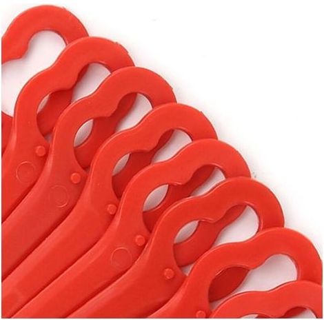 pair 100Pcs Lames de Rechange Coupe Bordure,Gros Trou 10mm,Petit Trou 5mm (1/4)