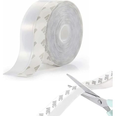 Guarnizione per finestre da 45 mm x 10 m, isolante, nastro isolante sigillante per finestre 3M, nastro sigillante in silicone autoadesivo, nastro sigillante per porte con supporto isolante