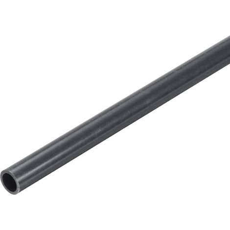 2Pcs Tube PVC Rigide Rond 6mm ID 8mm OD 30 cm de Long pour Tuyau d'Eau, Aquarium, Réservoir à Poissons, Serre de Jardin, Gris Foncé (1/5)