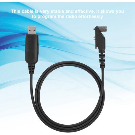 Câble de programmation USB 1 mètre pour Icom ICF30 ICF50, pilote inclus